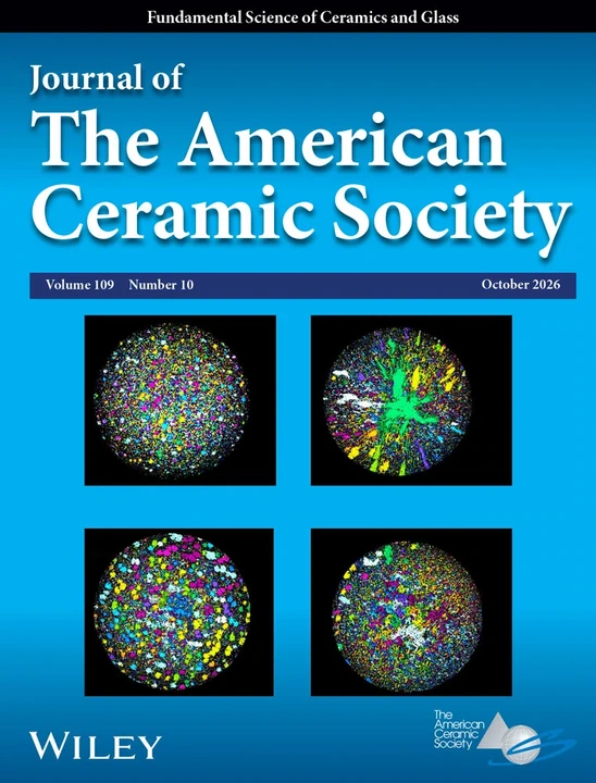 JOURNAL OF THE AMERICAN CERAMIC SOCIETY 期刊封面