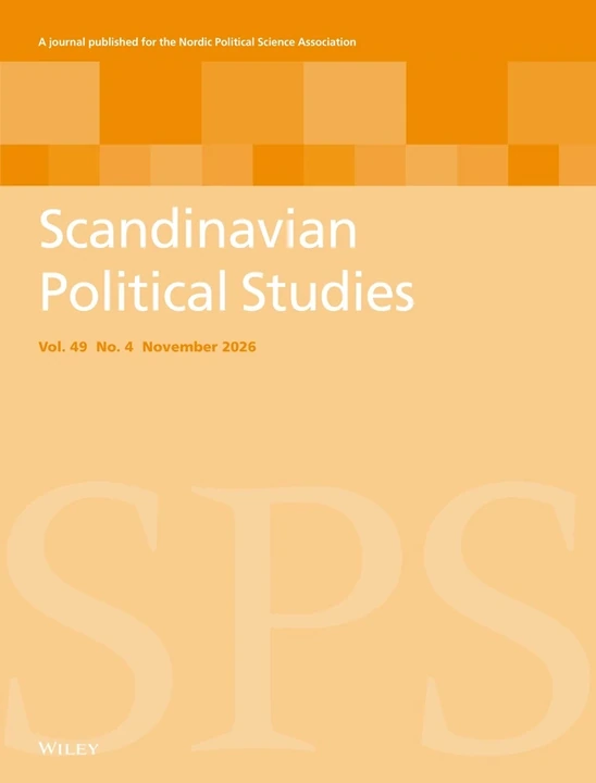 SCANDINAVIAN POLITICAL STUDIES 期刊封面
