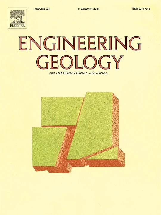 ENGINEERING GEOLOGY journal cover