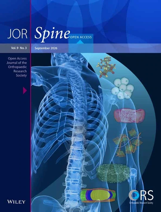 JOR Spine journal cover