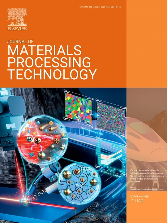 JOURNAL OF MATERIALS PROCESSING TECHNOLOGY journal cover