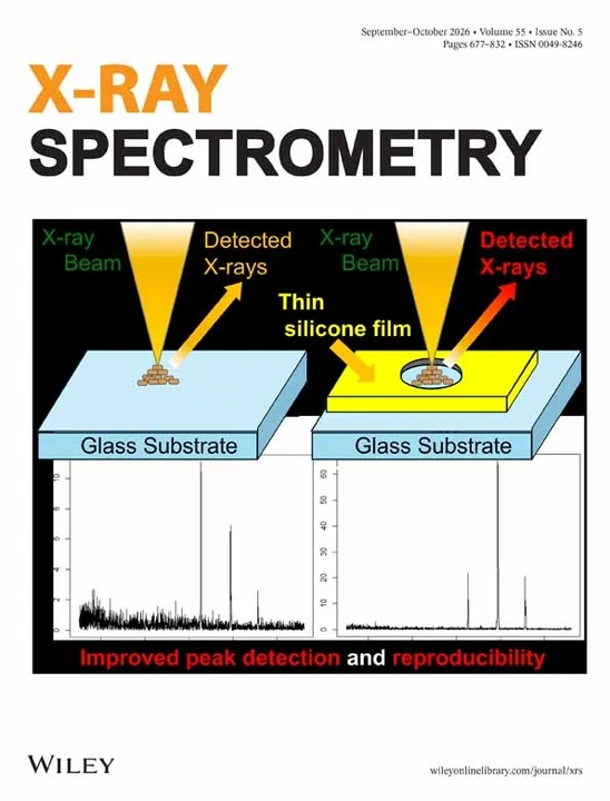 X-RAY SPECTROMETRY journal cover