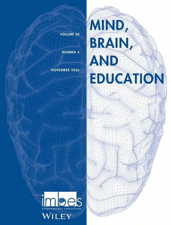 Mind Brain and Education journal cover