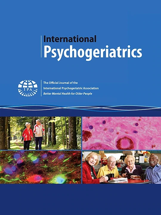 INTERNATIONAL PSYCHOGERIATRICS 期刊封面