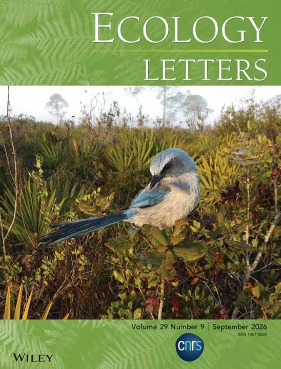 ECOLOGY LETTERS journal cover