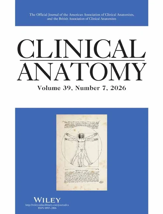 CLINICAL ANATOMY 期刊封面