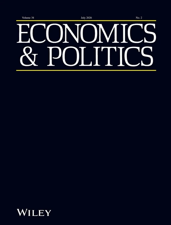 Economics & Politics journal cover