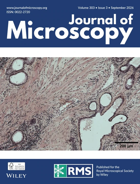 JOURNAL OF MICROSCOPY journal cover