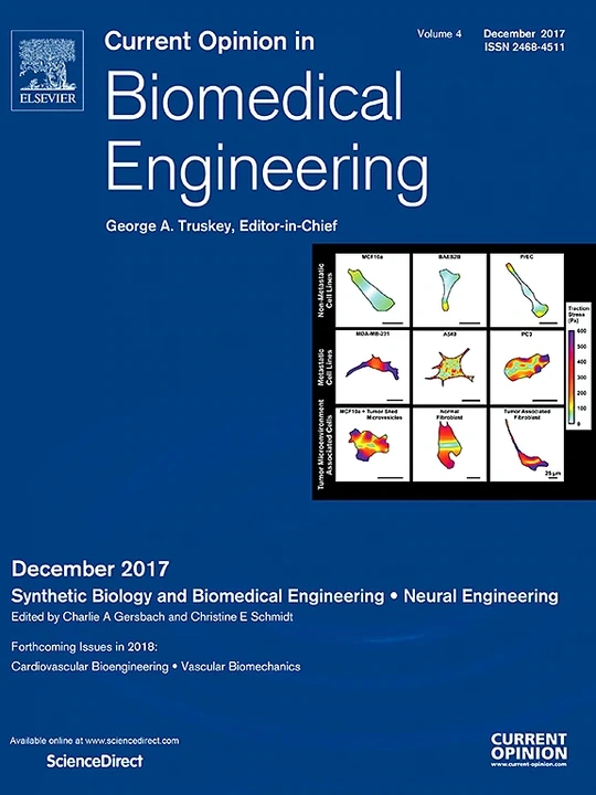 Current Opinion in Biomedical Engineering journal cover