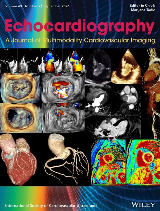 ECHOCARDIOGRAPHY-A JOURNAL OF CARDIOVASCULAR ULTRASOUND AND ALLIED TECHNIQUES journal cover