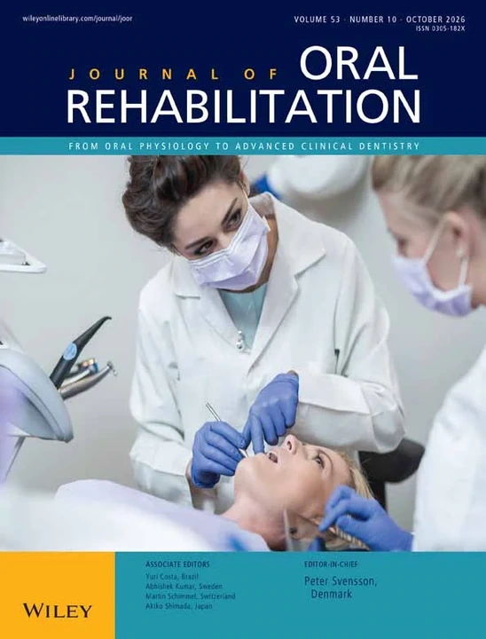 JOURNAL OF ORAL REHABILITATION journal cover
