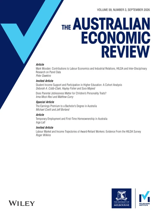 Australian Economic Review journal cover