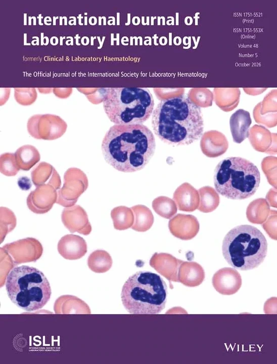 International Journal of Laboratory Hematology journal cover