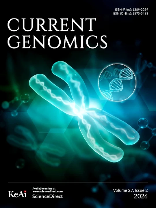 CURRENT GENOMICS 期刊封面