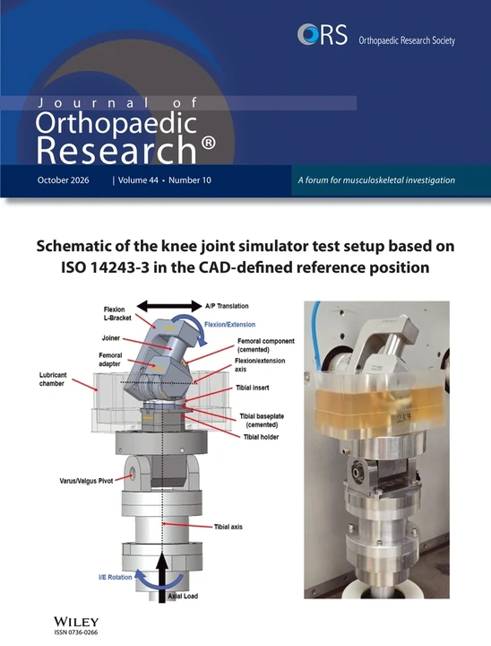 JOURNAL OF ORTHOPAEDIC RESEARCH journal cover