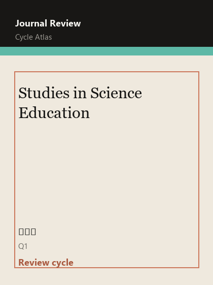 Studies in Science Education 临时占位封面