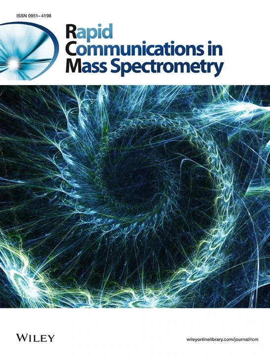 RAPID COMMUNICATIONS IN MASS SPECTROMETRY 期刊封面