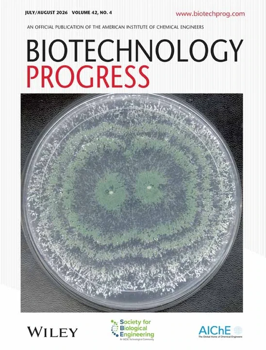 BIOTECHNOLOGY PROGRESS journal cover