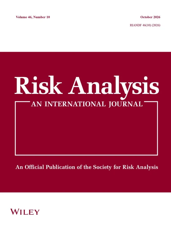 RISK ANALYSIS journal cover