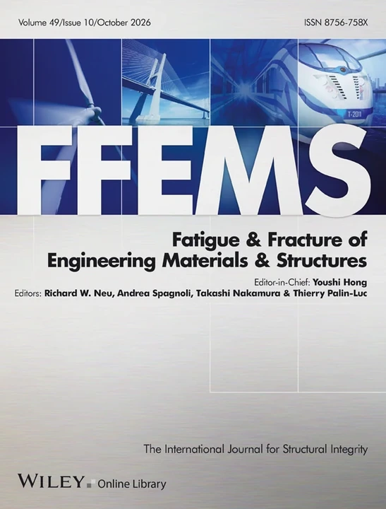 FATIGUE & FRACTURE OF ENGINEERING MATERIALS & STRUCTURES journal cover