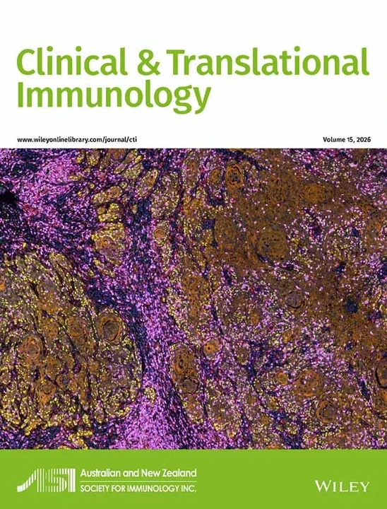 Clinical & Translational Immunology journal cover