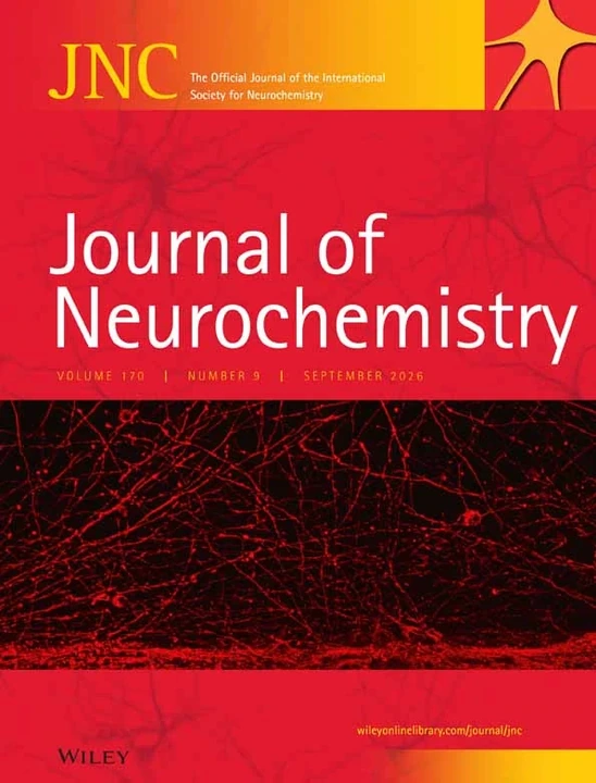 JOURNAL OF NEUROCHEMISTRY 期刊封面