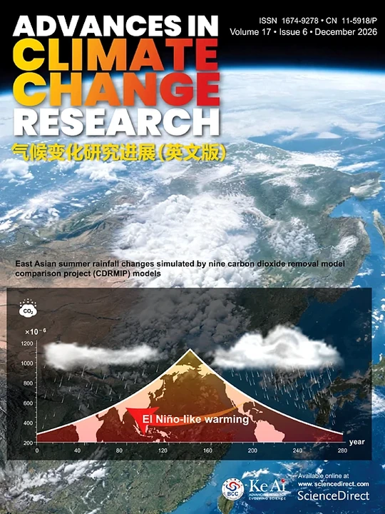 Advances in Climate Change Research 期刊封面