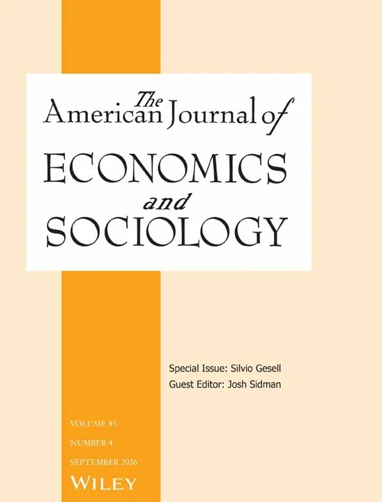 AMERICAN JOURNAL OF ECONOMICS AND SOCIOLOGY journal cover