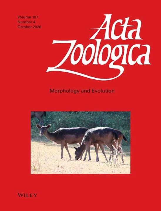 ACTA ZOOLOGICA journal cover
