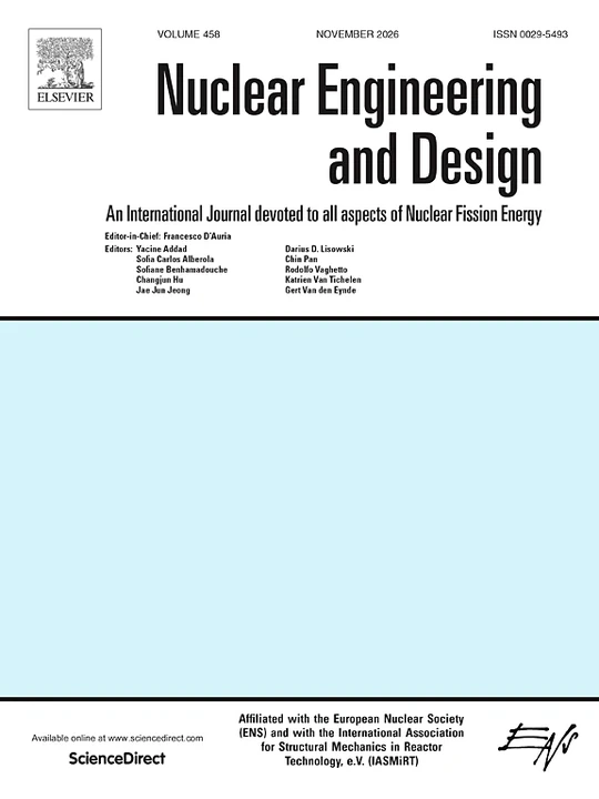 NUCLEAR ENGINEERING AND DESIGN 期刊封面