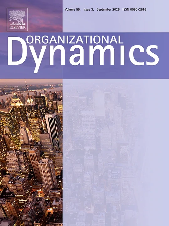 ORGANIZATIONAL DYNAMICS journal cover