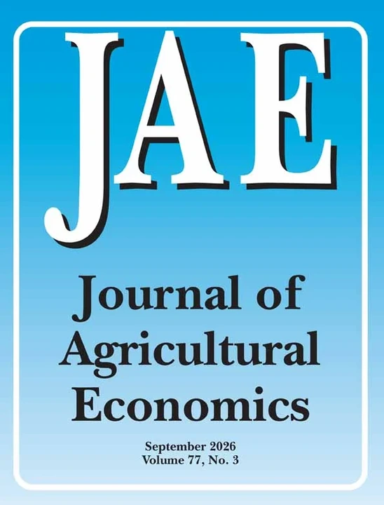 JOURNAL OF AGRICULTURAL ECONOMICS journal cover
