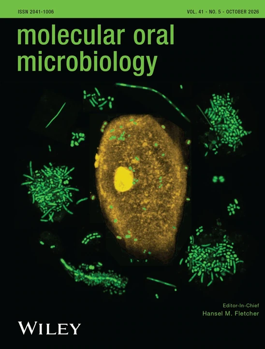Molecular Oral Microbiology journal cover