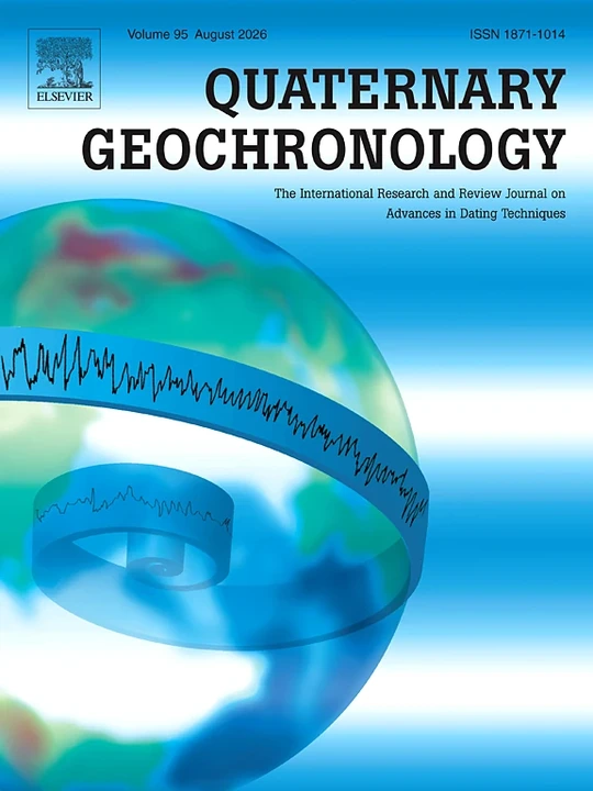 Quaternary Geochronology journal cover