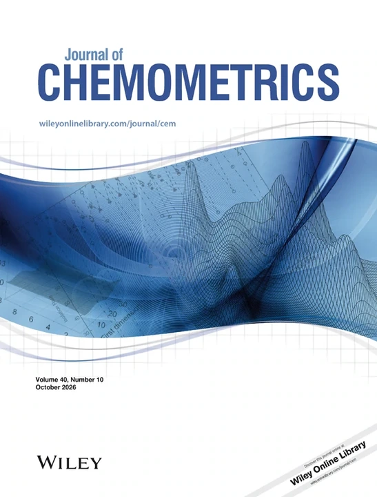 JOURNAL OF CHEMOMETRICS journal cover