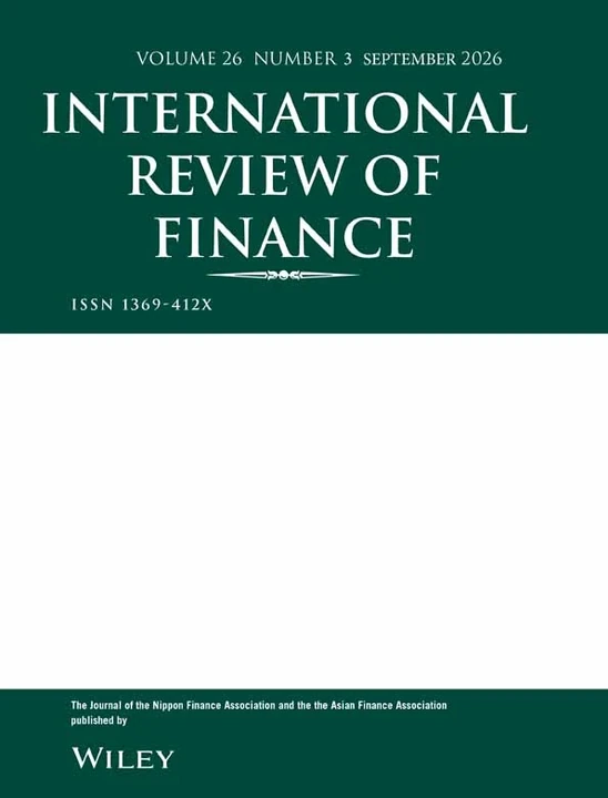 International Review of Finance journal cover