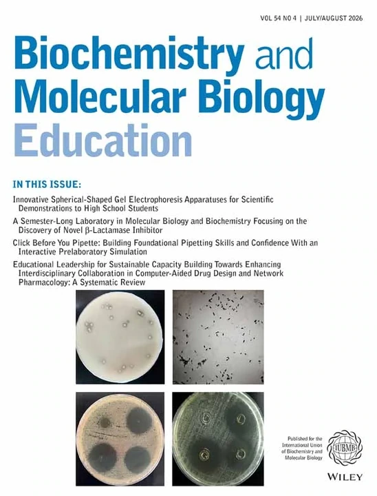 BIOCHEMISTRY AND MOLECULAR BIOLOGY EDUCATION journal cover