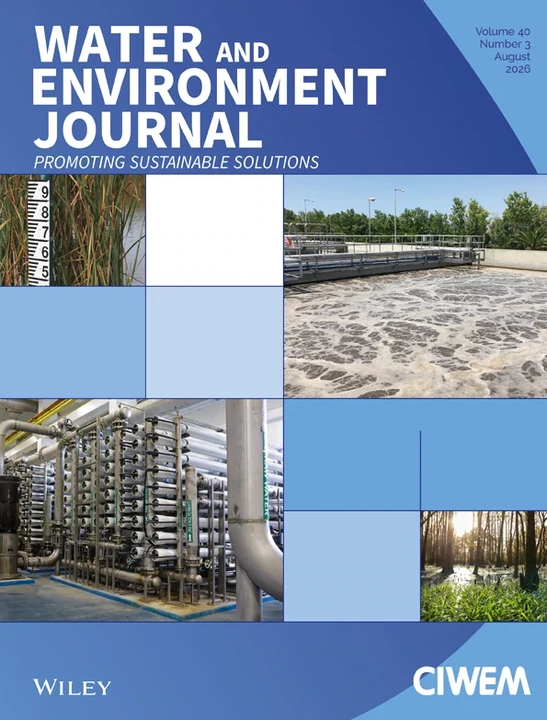 WATER AND ENVIRONMENT JOURNAL 期刊封面