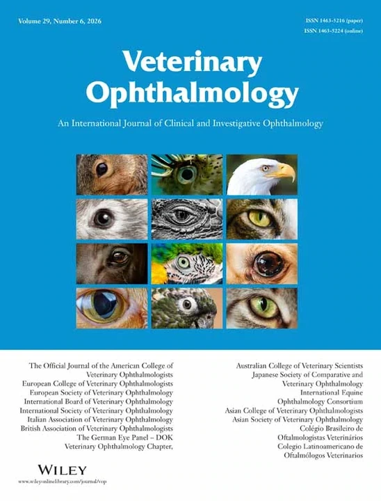 VETERINARY OPHTHALMOLOGY 期刊封面