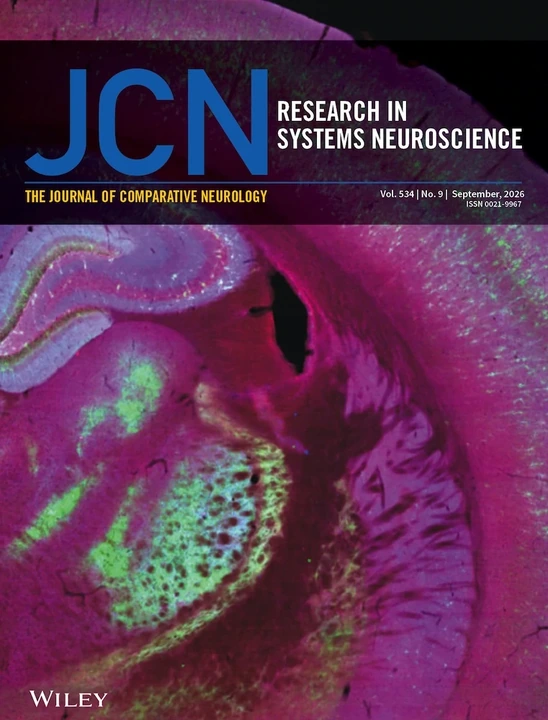 JOURNAL OF COMPARATIVE NEUROLOGY journal cover