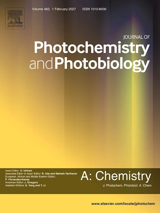 JOURNAL OF PHOTOCHEMISTRY AND PHOTOBIOLOGY A-CHEMISTRY journal cover