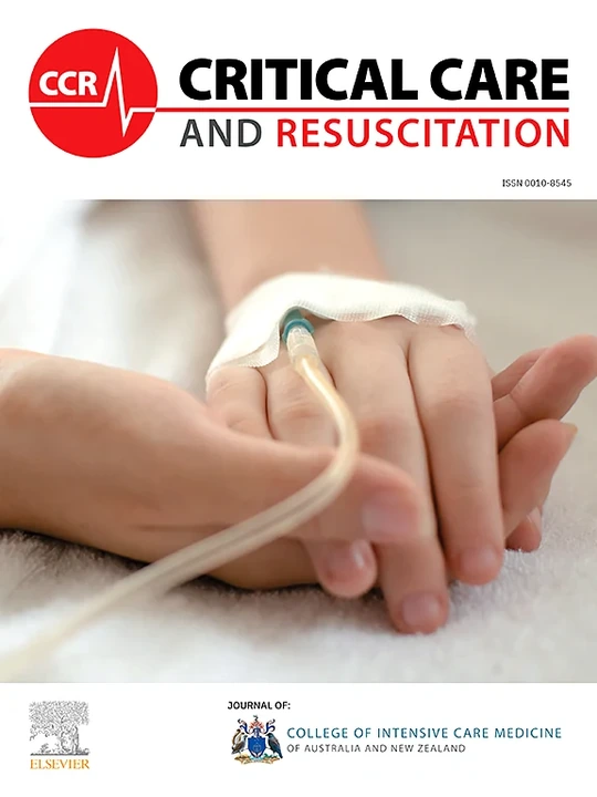 Critical Care and Resuscitation journal cover