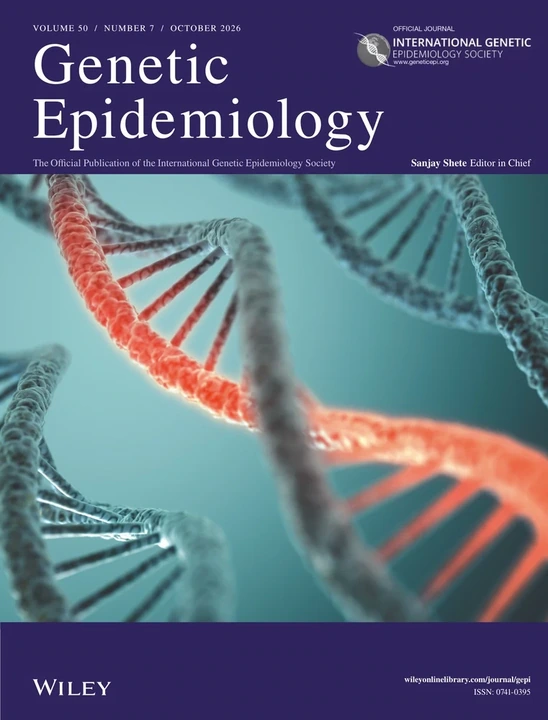 GENETIC EPIDEMIOLOGY journal cover
