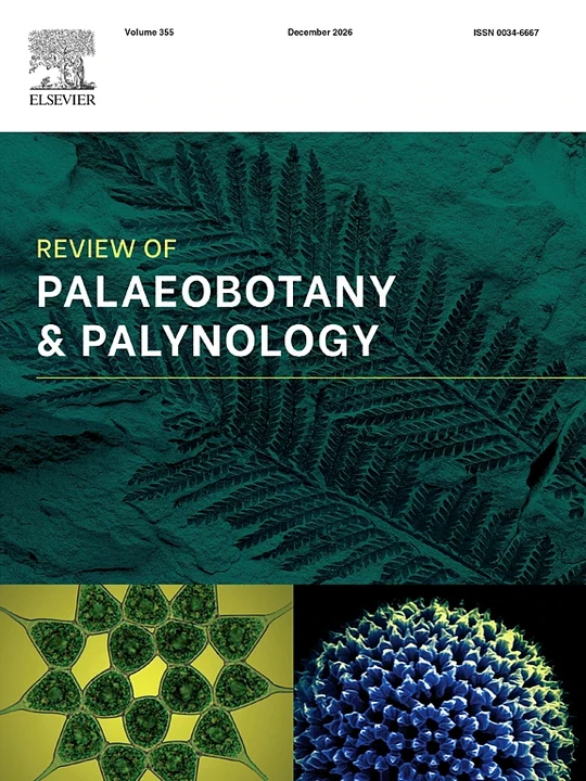 REVIEW OF PALAEOBOTANY AND PALYNOLOGY 期刊封面