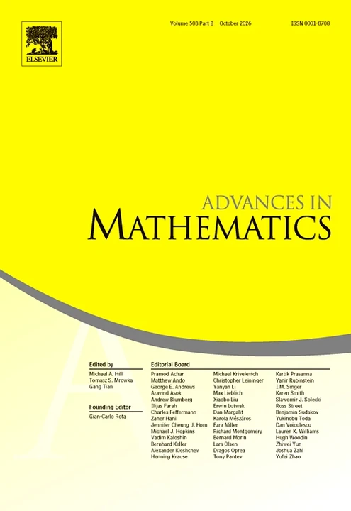 ADVANCES IN MATHEMATICS journal cover