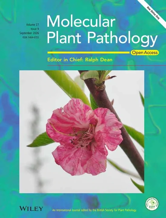 MOLECULAR PLANT PATHOLOGY 期刊封面