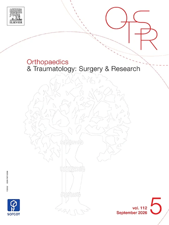 Orthopaedics & Traumatology-Surgery & Research journal cover