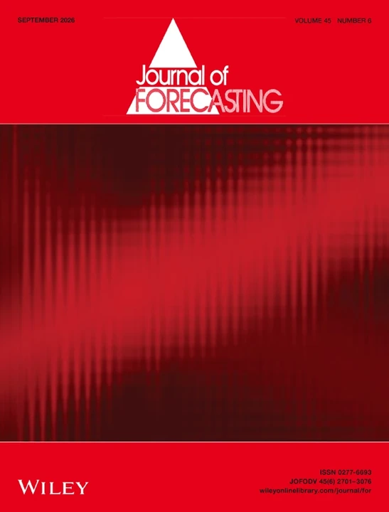 JOURNAL OF FORECASTING journal cover