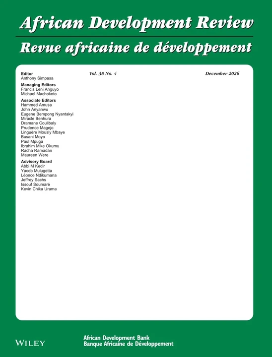 AFRICAN DEVELOPMENT REVIEW-REVUE AFRICAINE DE DEVELOPPEMENT 期刊封面