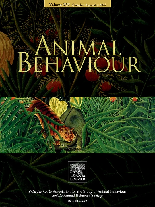 ANIMAL BEHAVIOUR journal cover
